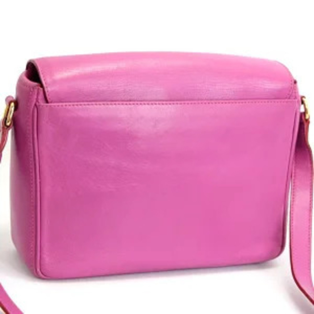 Celine Shoulder Bag Leather Pink - Picture 2 of 6